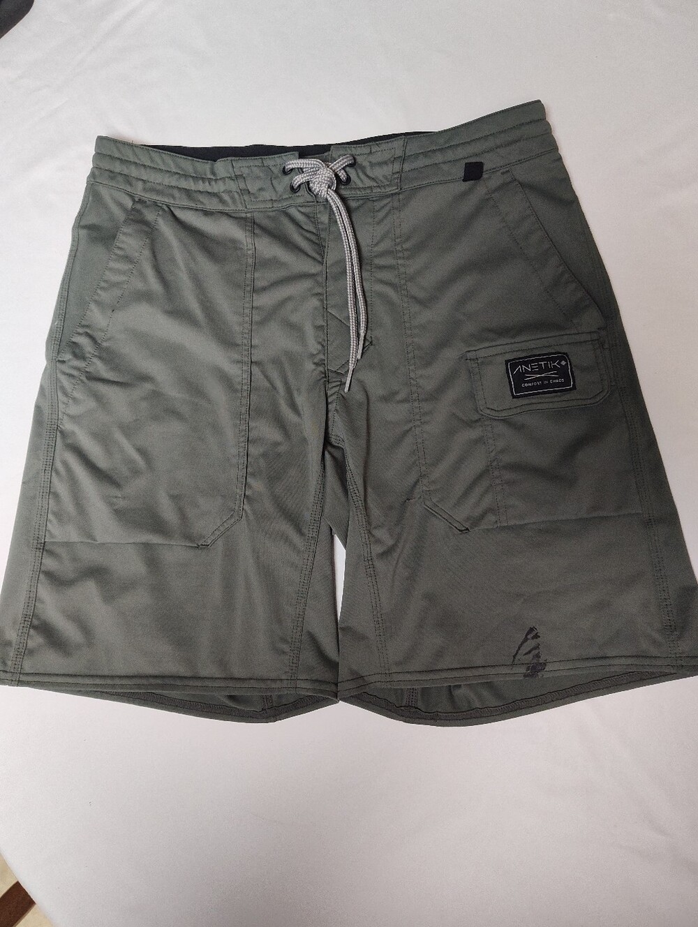 Anetik Olive Green Board Shorts Size Small